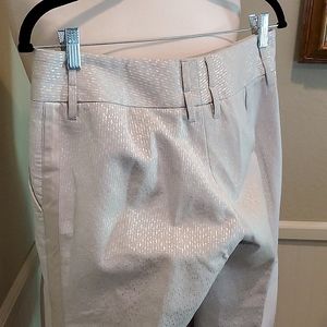 Dolce & Gabbana silver stripe slacks